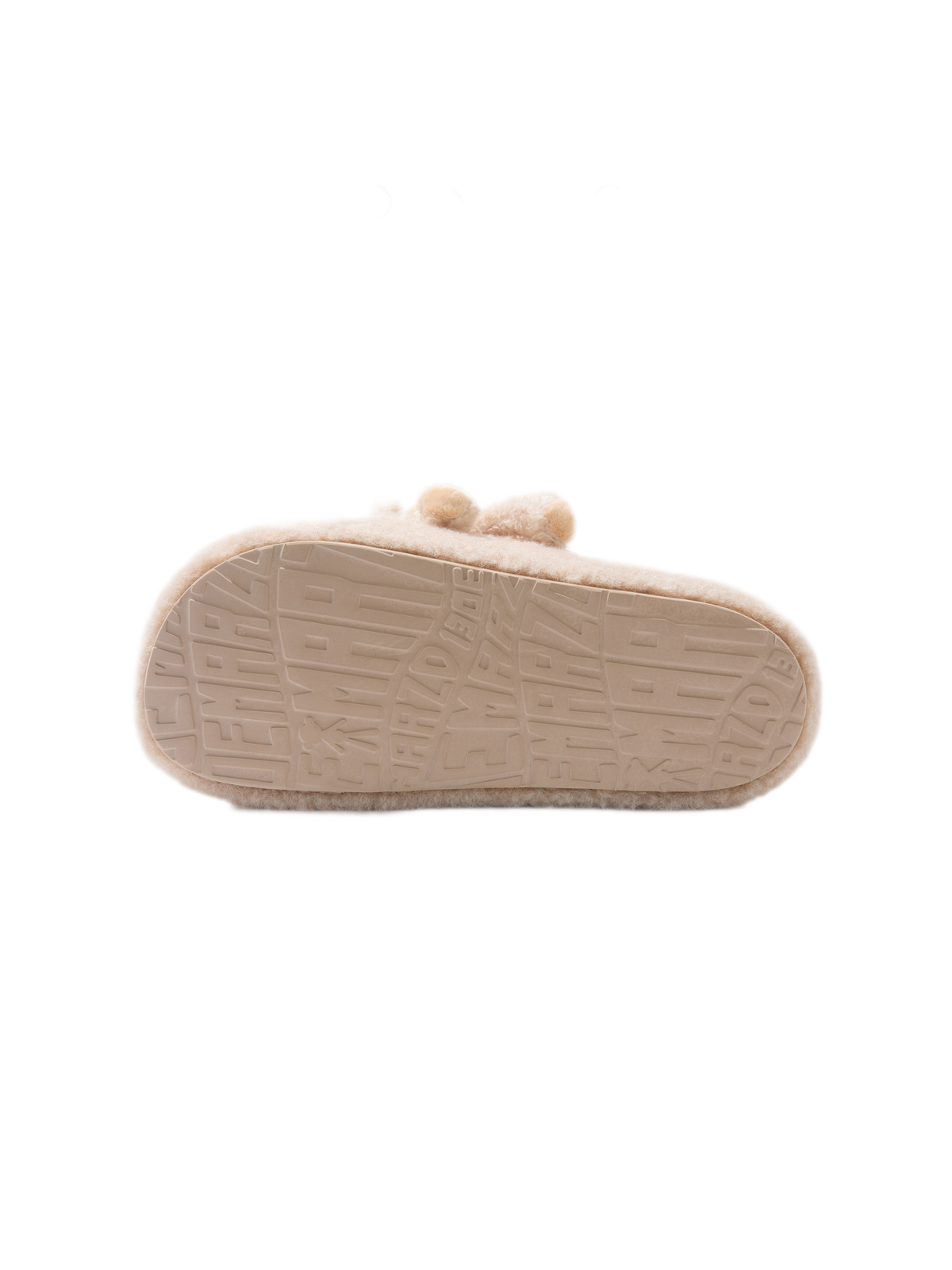 Pluchen slippers met platform en personage