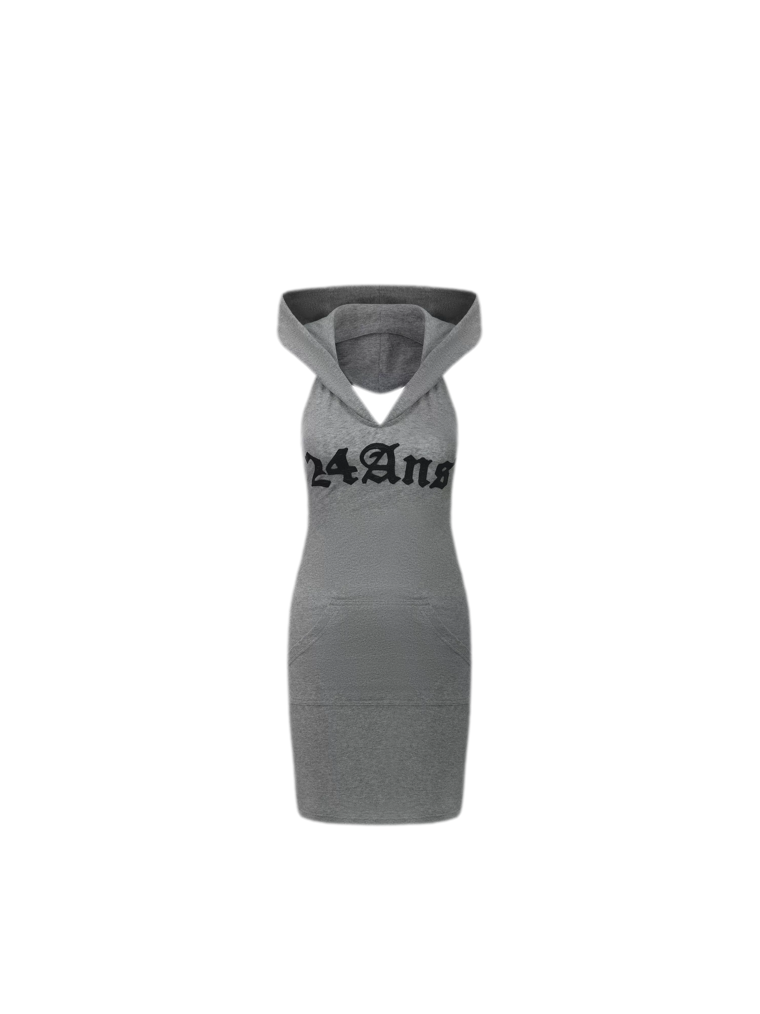 24ANS x UWA Backless Hooded Mini Dress
