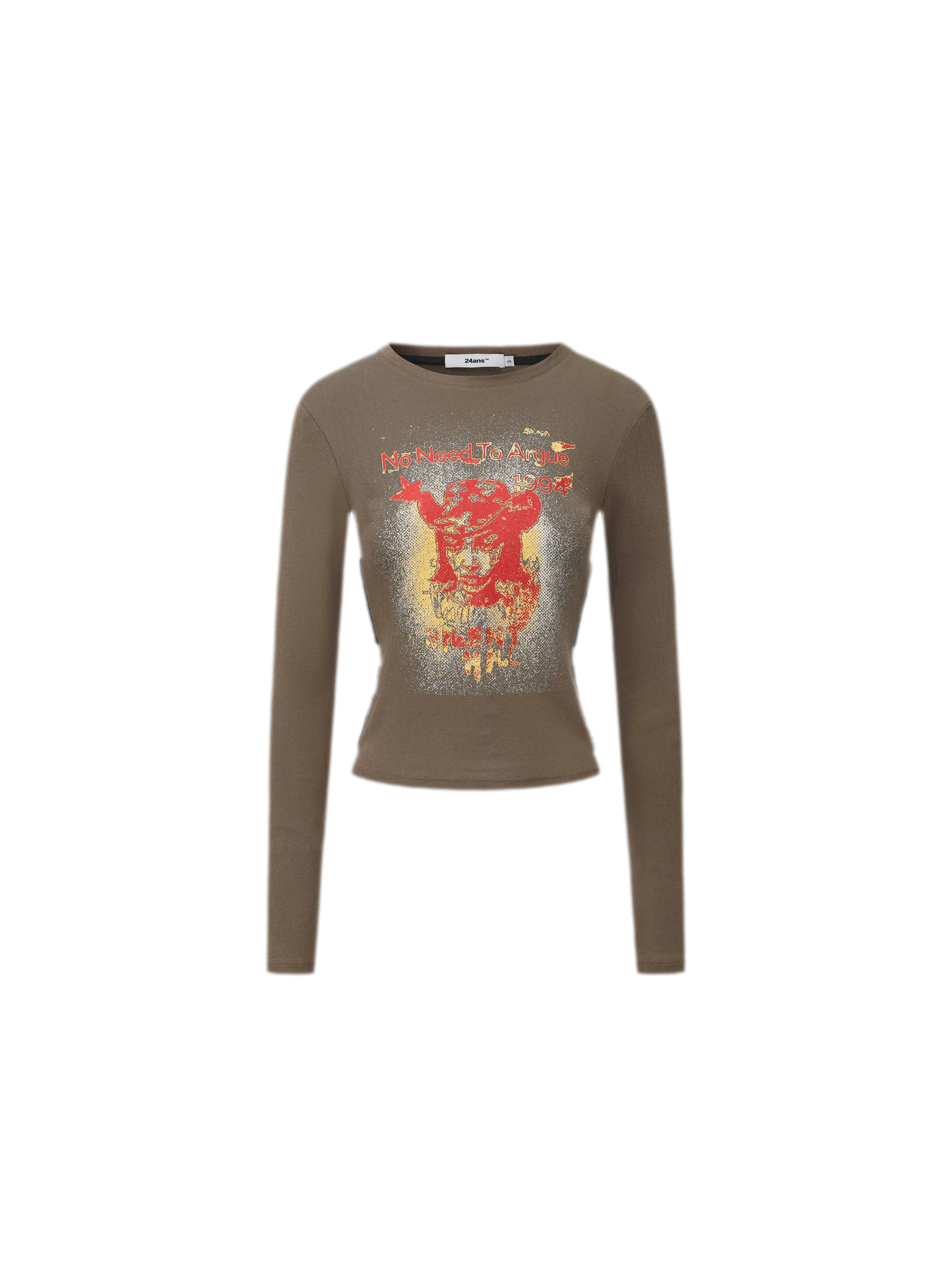 Graphic Buckle Cropped T-Shirt