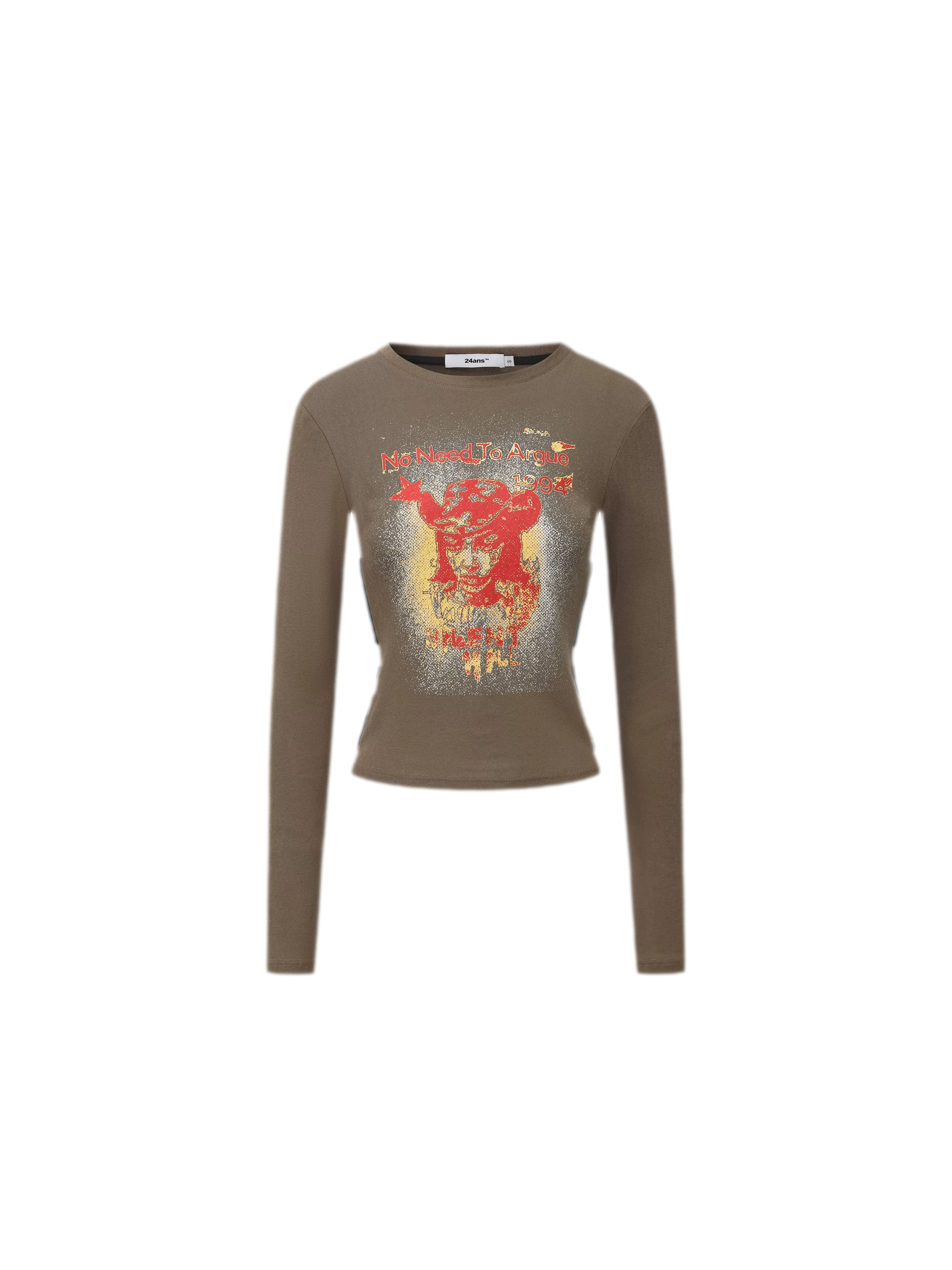 Graphic Buckle Cropped T-Shirt