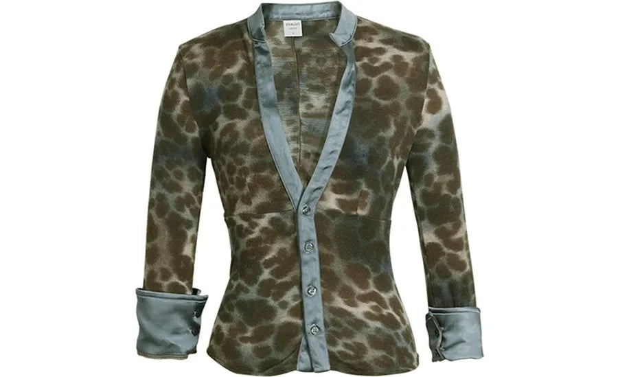 Patterned Waist Knit Top