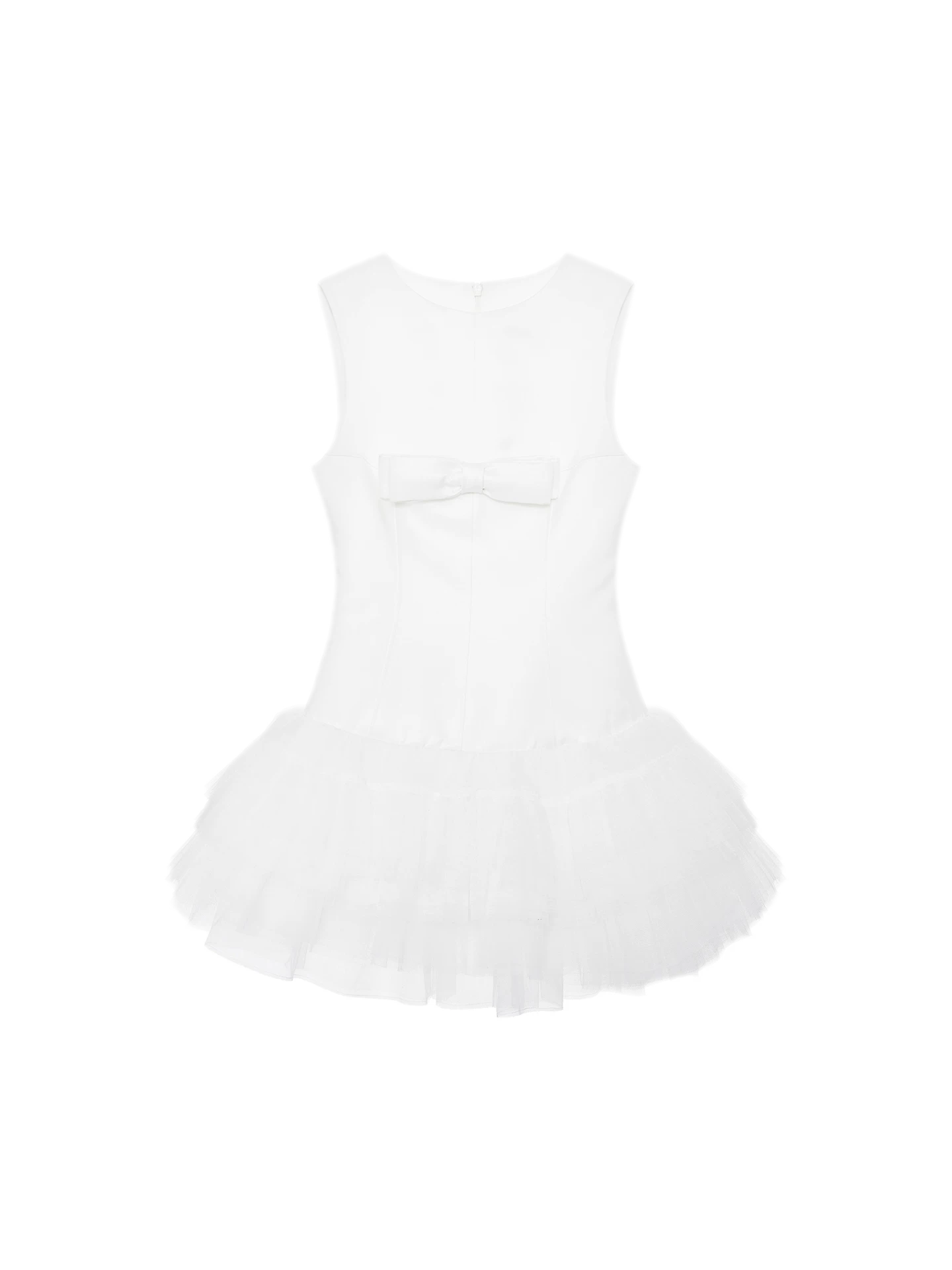 Layered Tulle Bowknot Dress