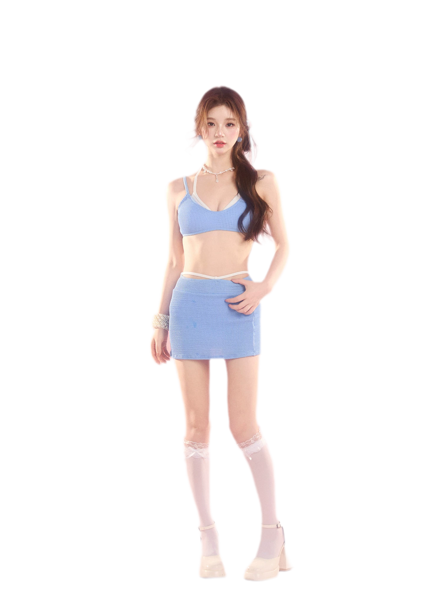 Baby Blue Bikini Set