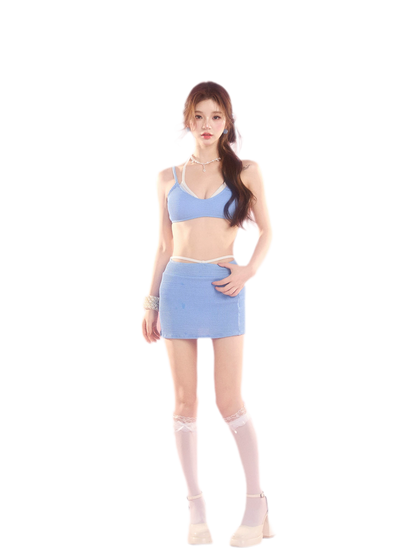 Baby Blue Bikini Set