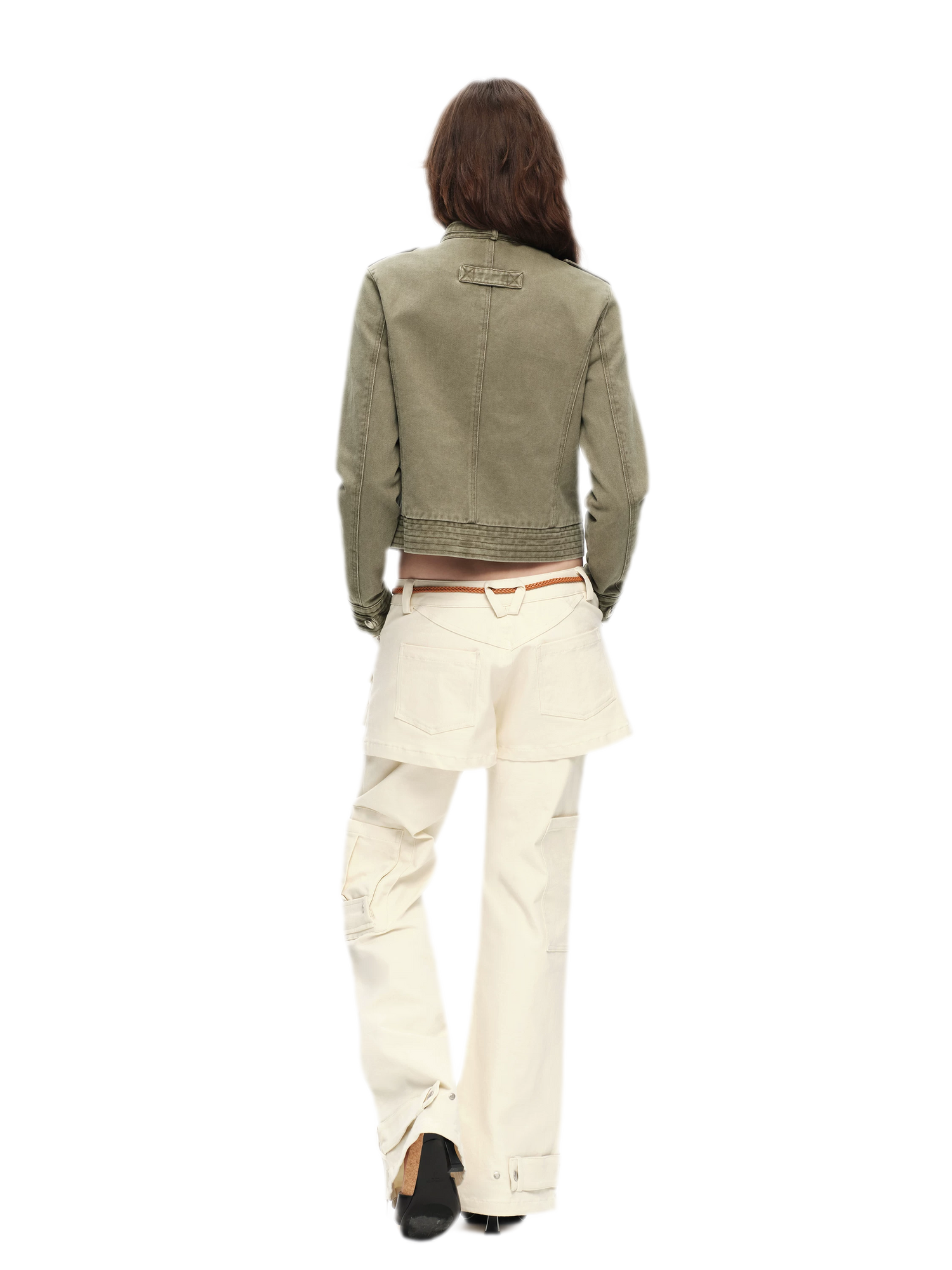 Washed Cotton Napoleon Jacket