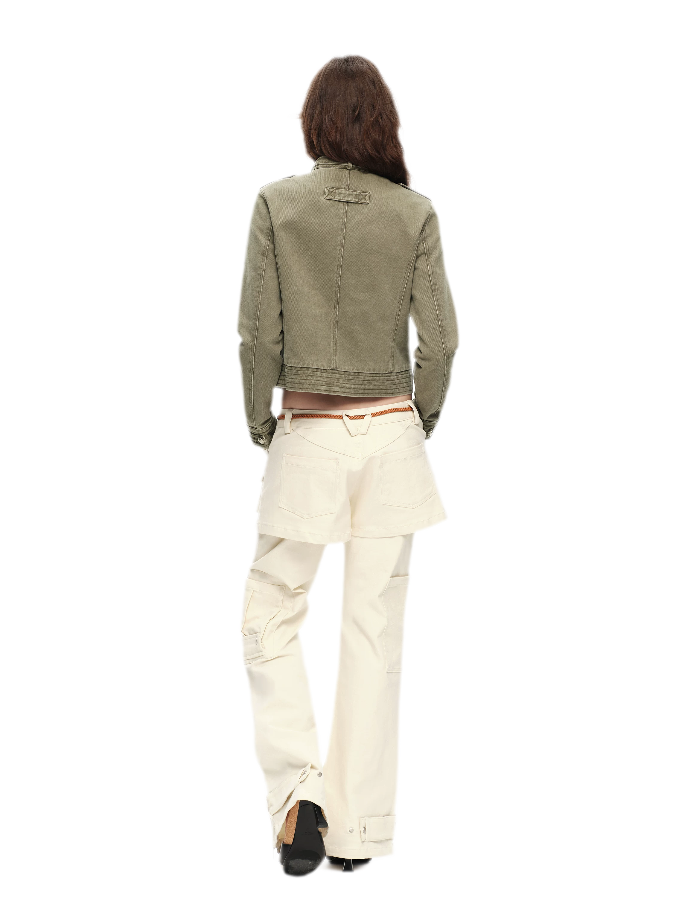 Washed Cotton Napoleon Jacket