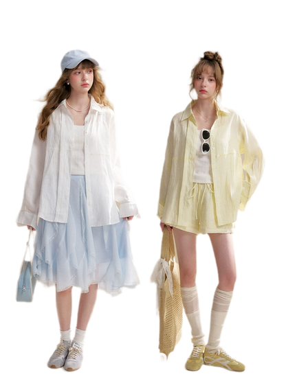 Tencel Linen Beaded Set