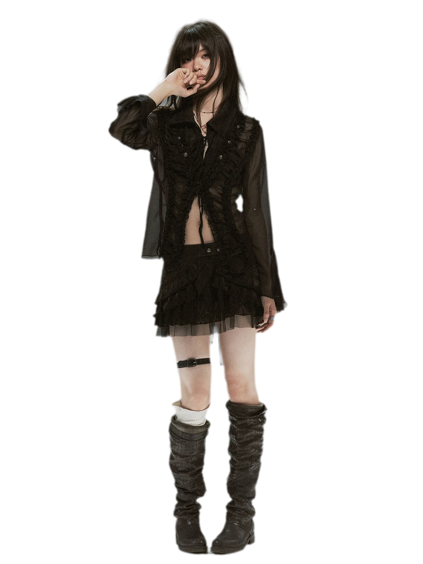 Palace Chiffon Lace Shirt