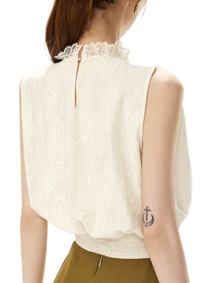 Embroidered Lace Blouse