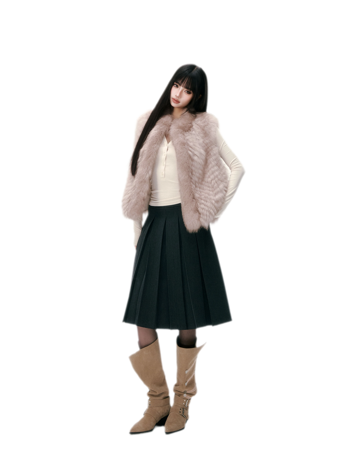 Finnish Fox Fur Vest