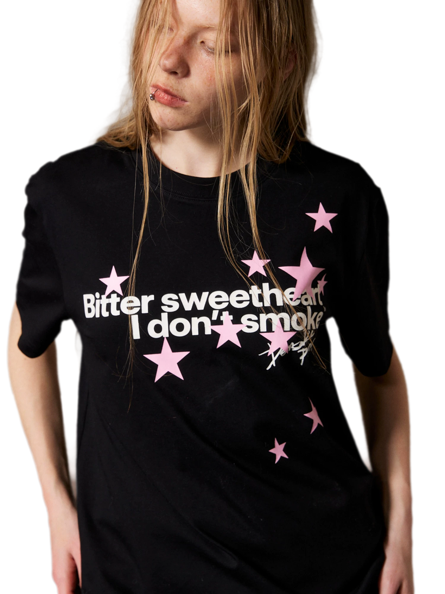 Star Print Short Sleeve T-Shirt