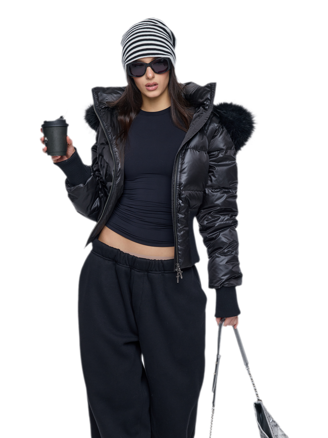 Fur Hood Down Jacket