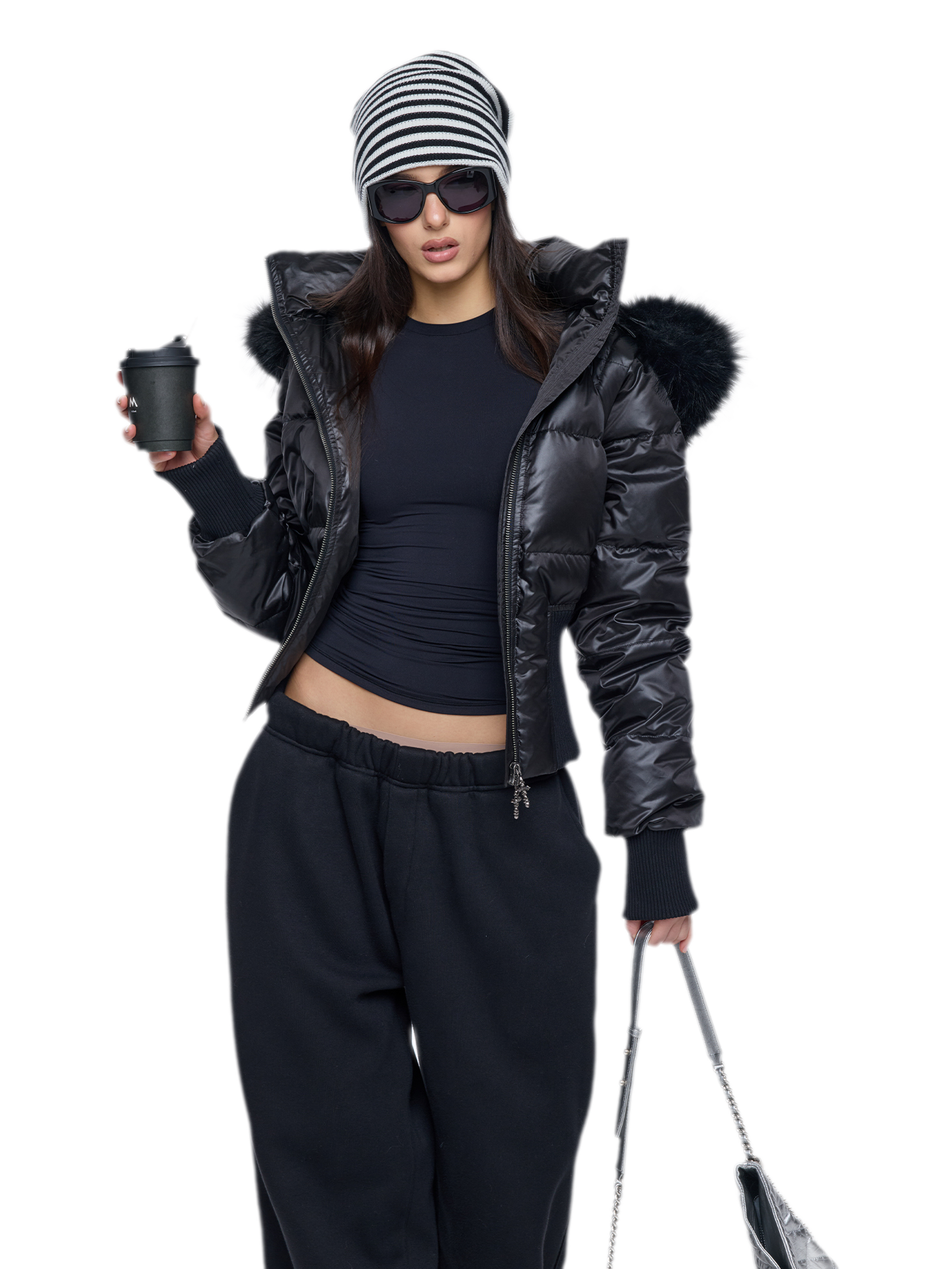Fur Hood Down Jacket