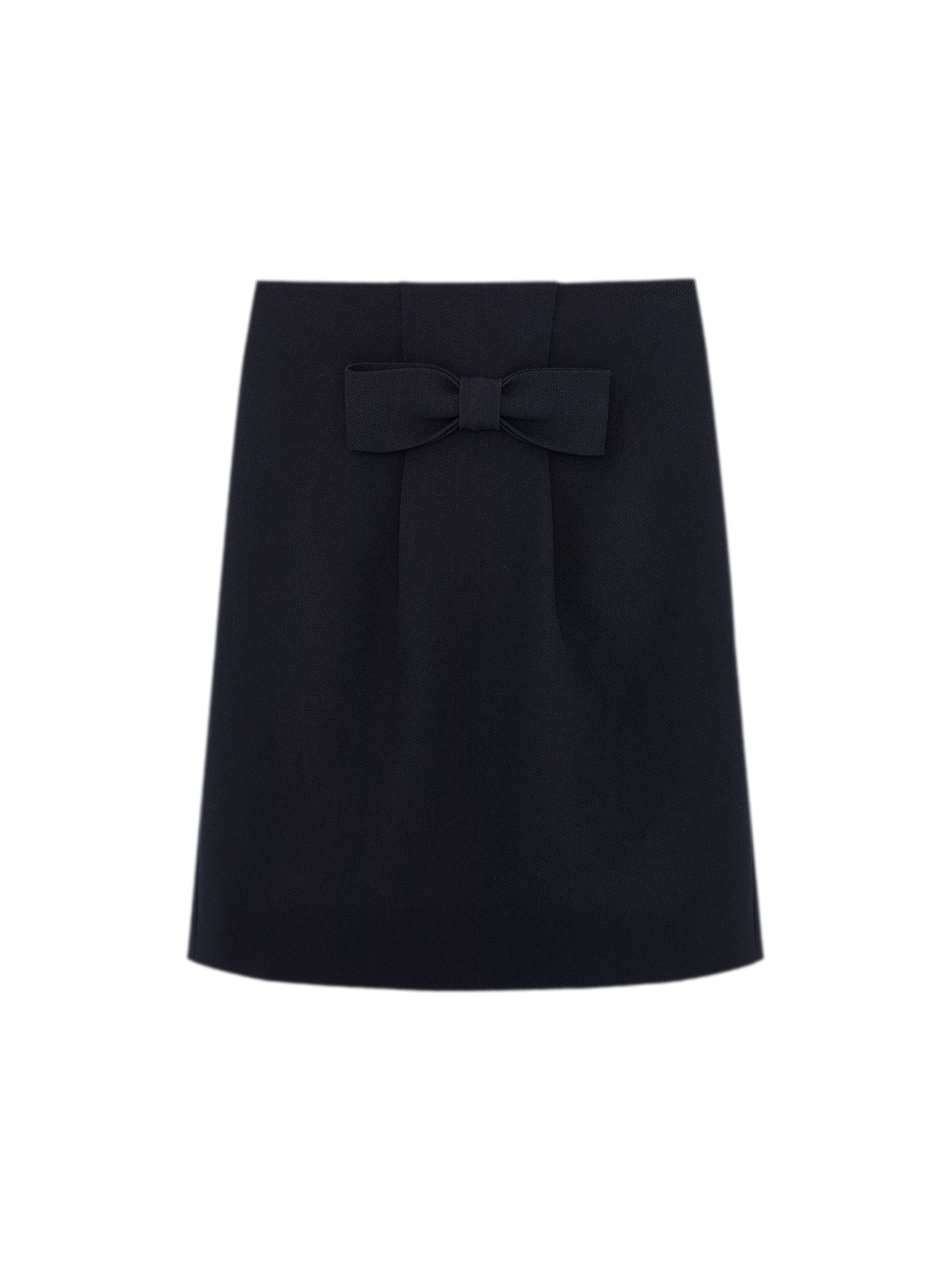 Bowknot Structured A-Line Skirt