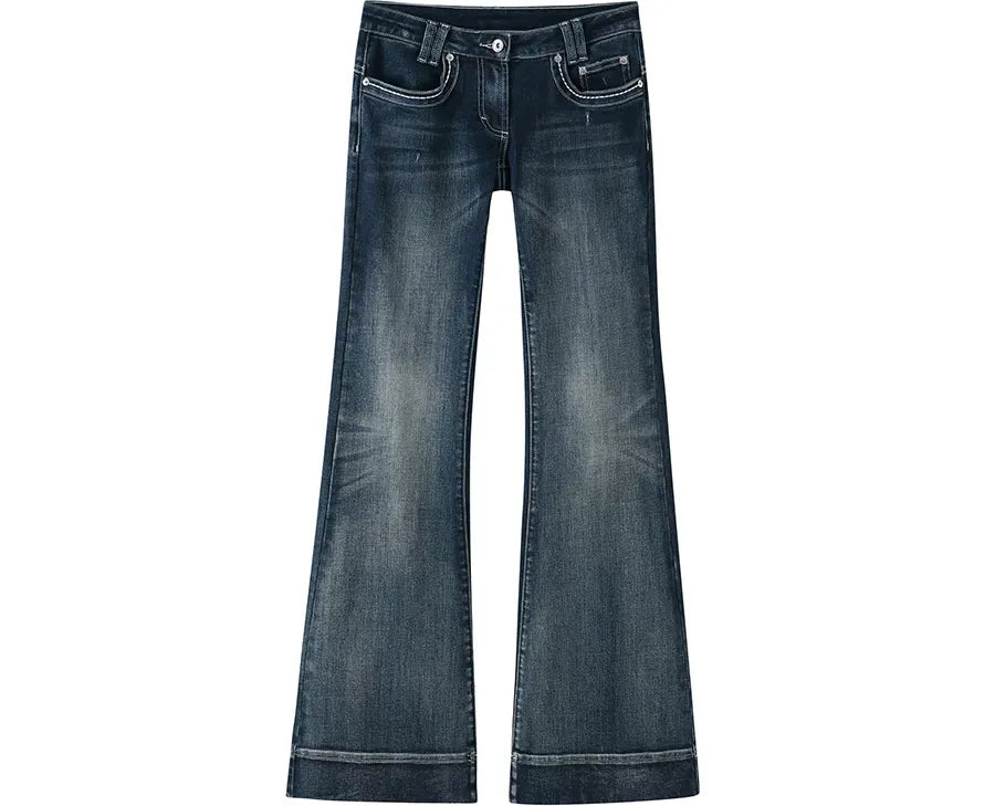 Wash Micro-Flare Jeans
