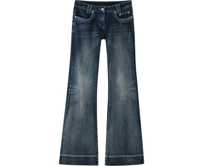 Wash Micro-Flare Jeans