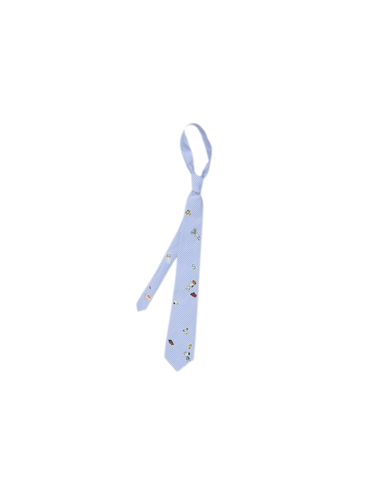 Glossy Printed Formal Tie