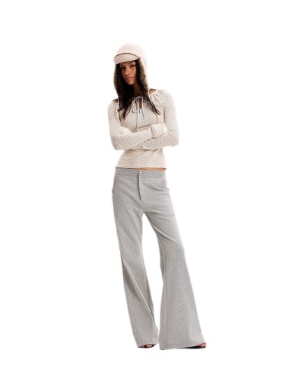 Fur Collar Fitted Jacket Set