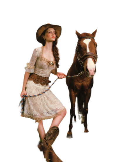 Floral Lace Equestrian Set