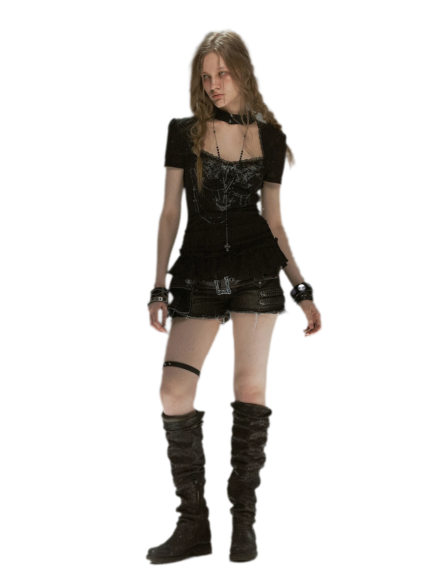 Butterbone Gothic Lace Top