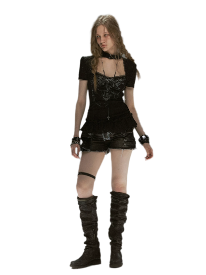 Butterbone Gothic Lace Top