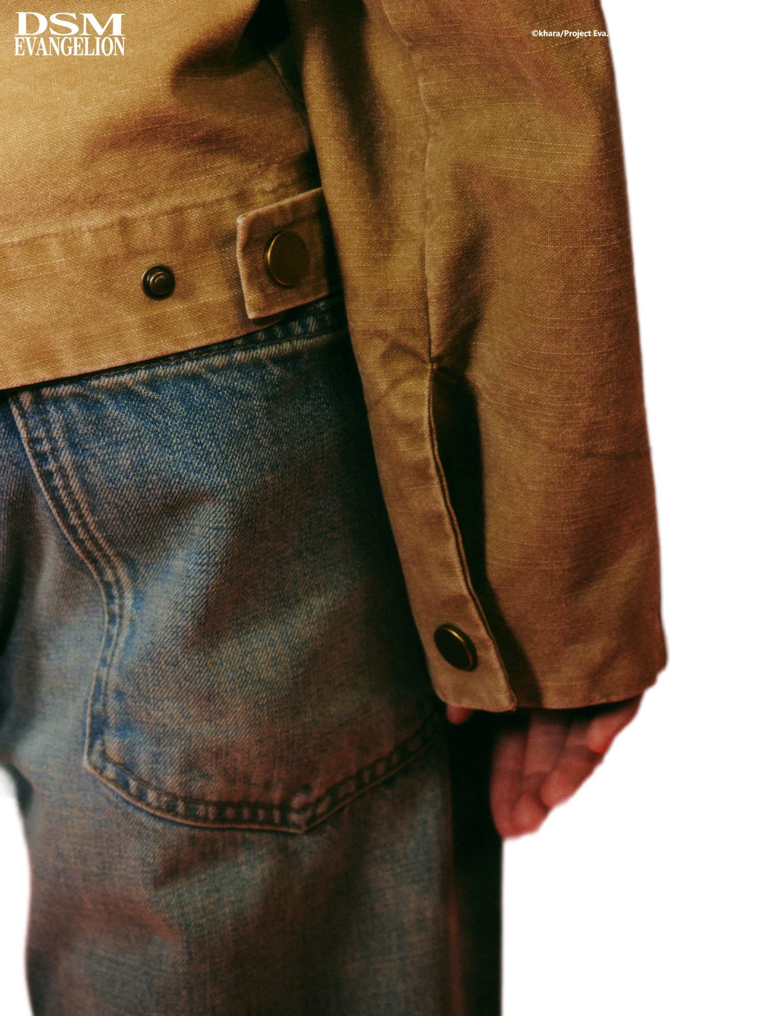 Washed Detroit Distressed Jacket
