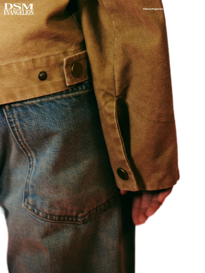 Washed Detroit Distressed Jacket
