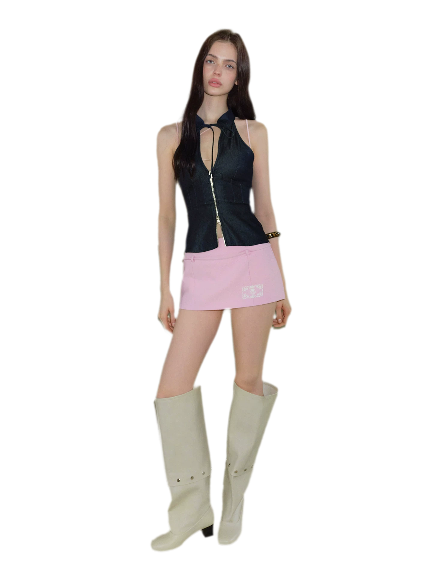 Vintage Sleeveless Slim Camisole