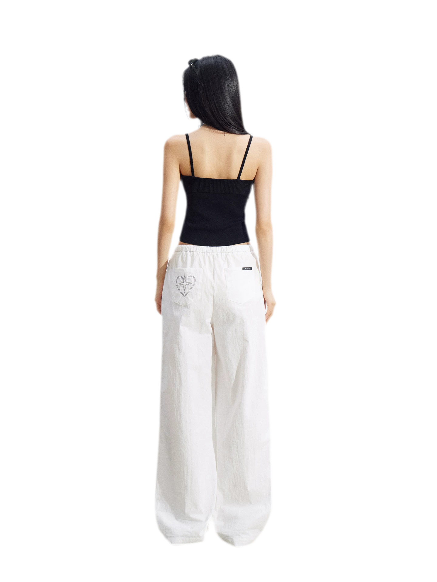 Heart Wide-Leg Pants