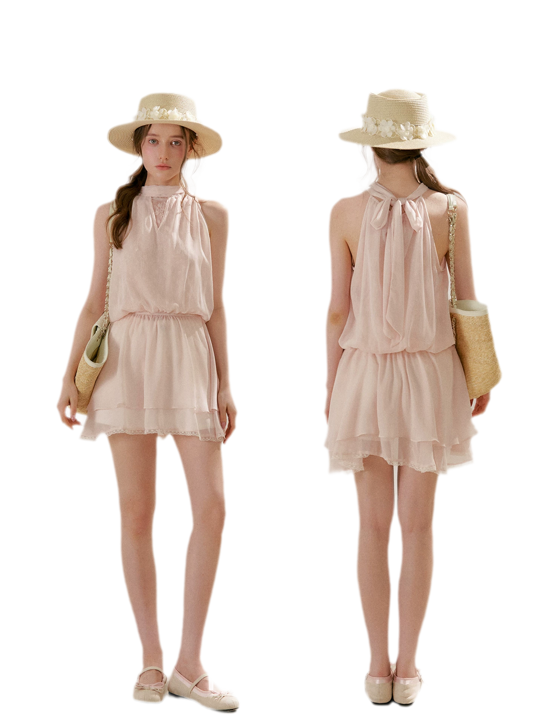 Lace Halter Dress