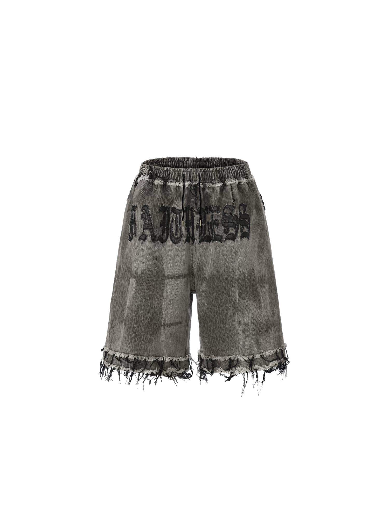 Punk Grunge Distressed Denim Shorts