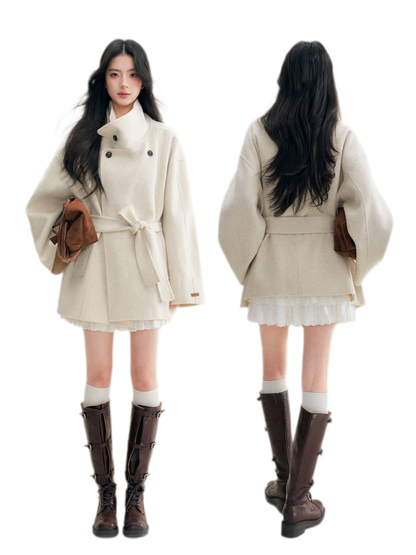 70 Wool Stand Collar Coat
