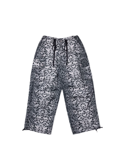 Classic Retro Leopard Paratrooper Pants