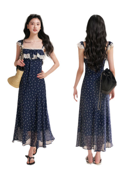 Lace Floral Camisole Dress