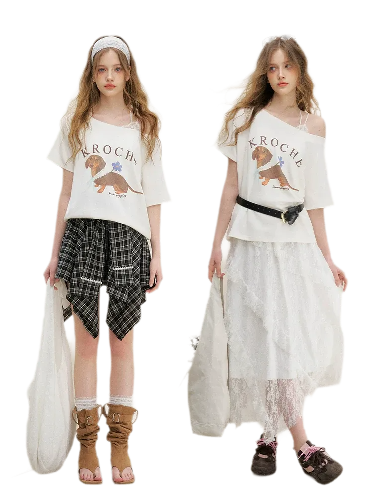 Handpainted Dachshund Tee Cami