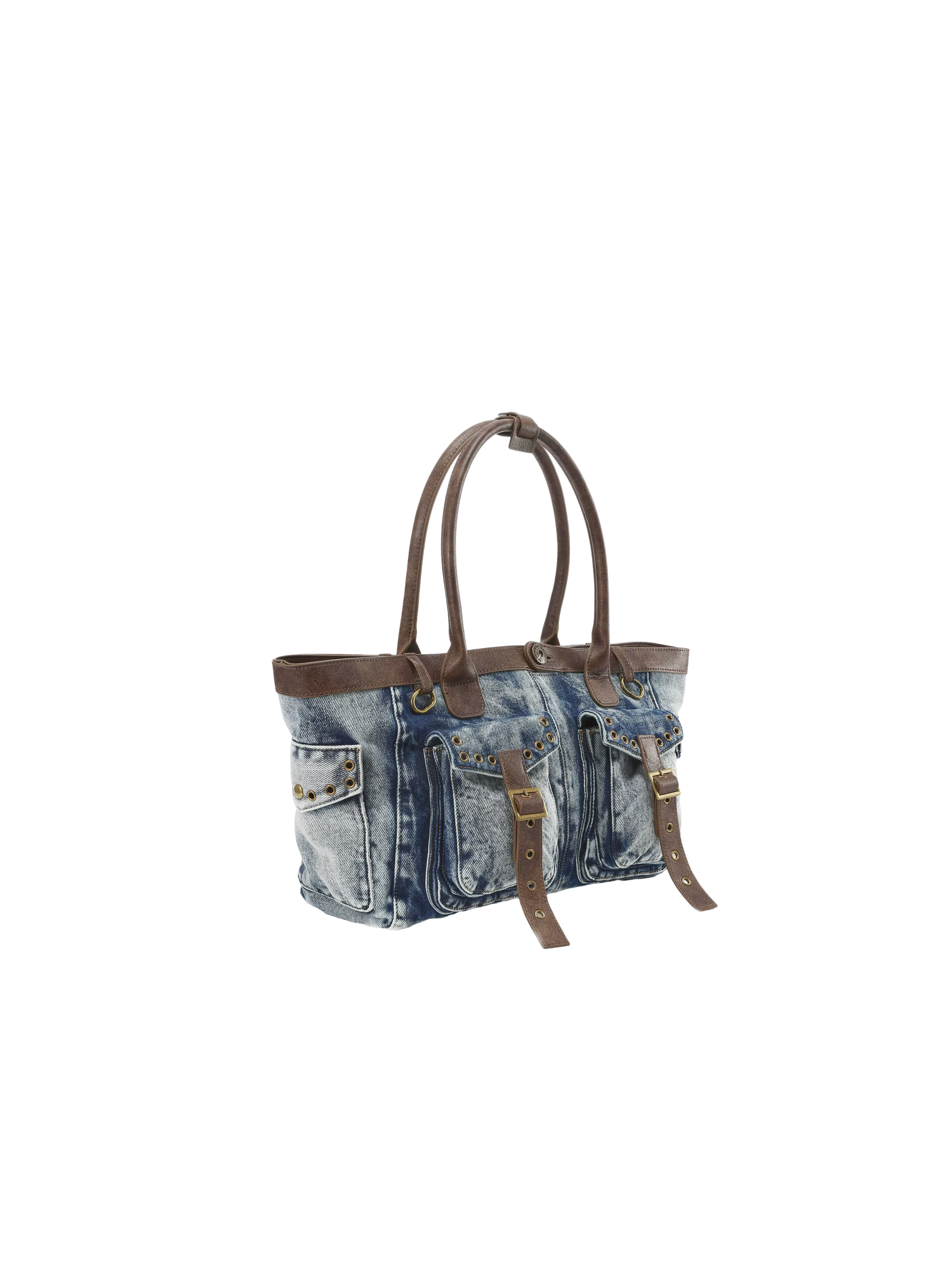 Camouflage &amp; Denim Tote Bag