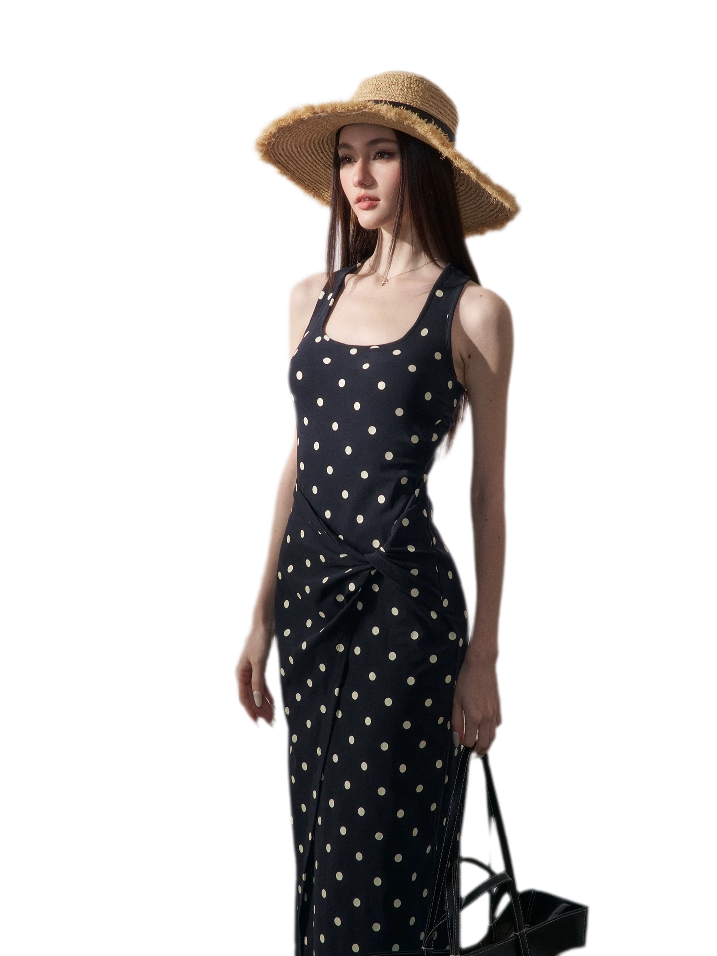 Polka Dot Twist Dress