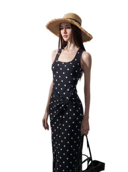 Polka Dot Twist Dress