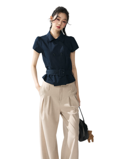 Blazer Inspired Waist T-shirt