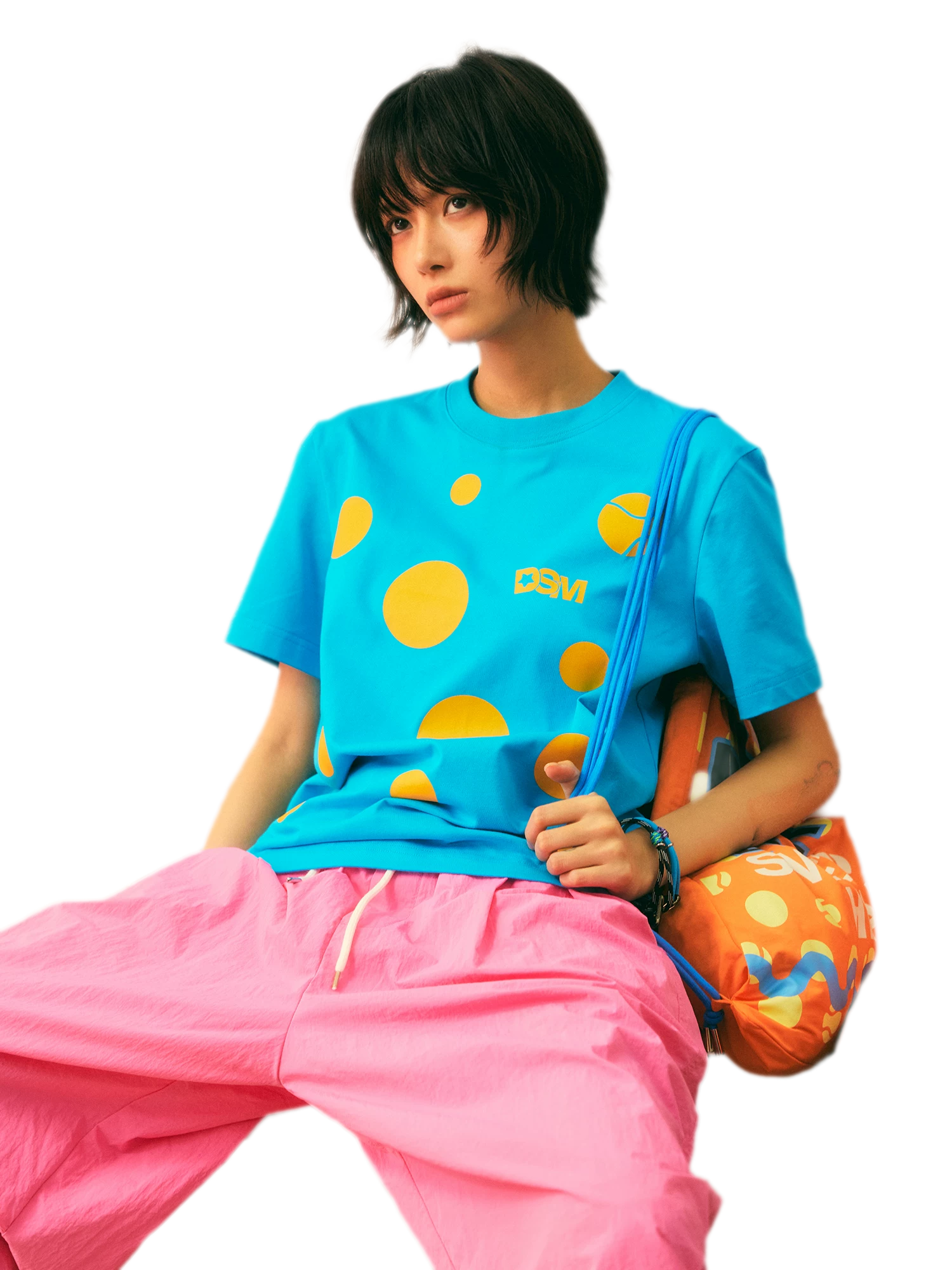Sorona Irregular Polka-Dot T-Shirt