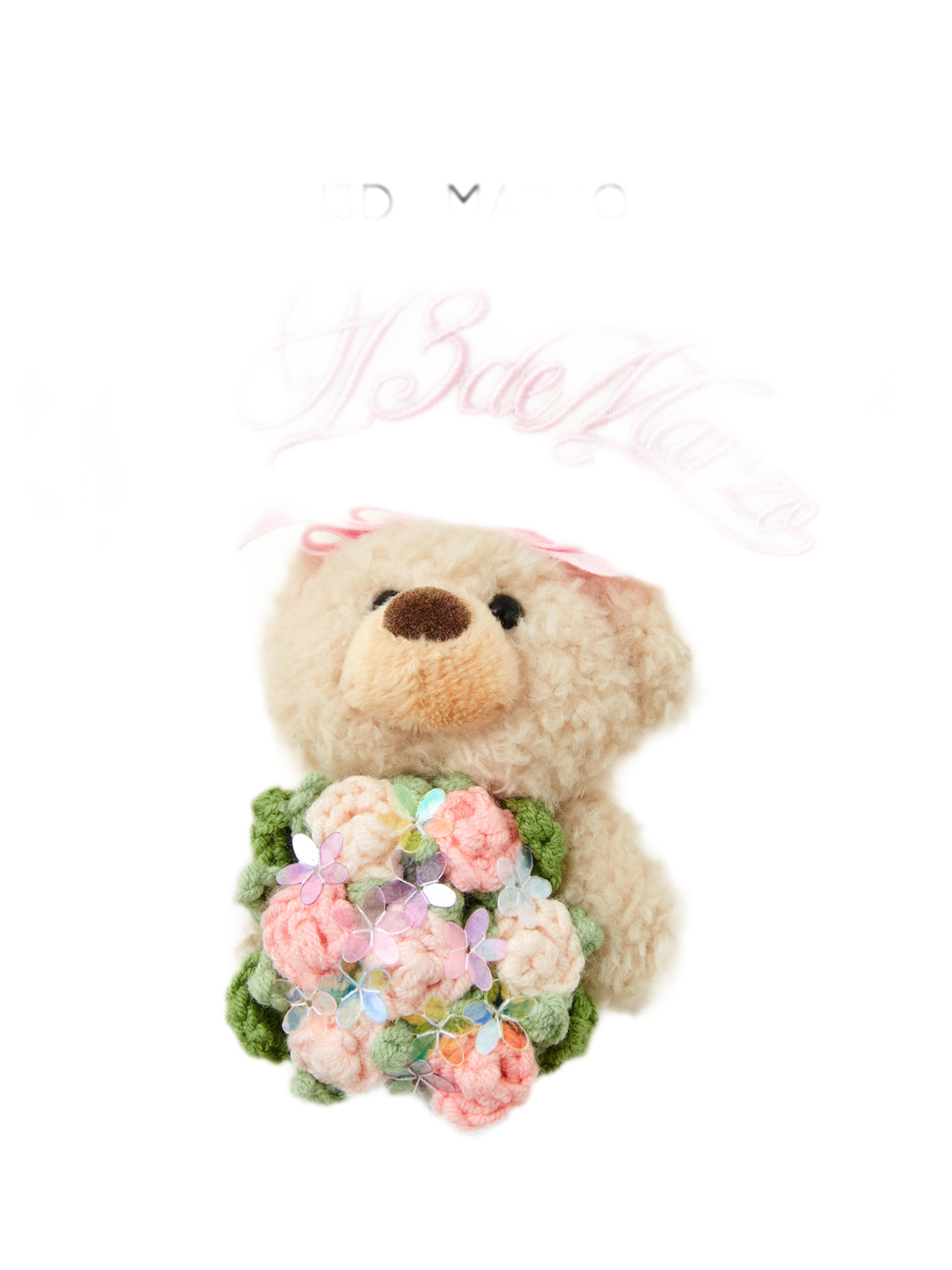 Bouquet Bear Print T-shirt