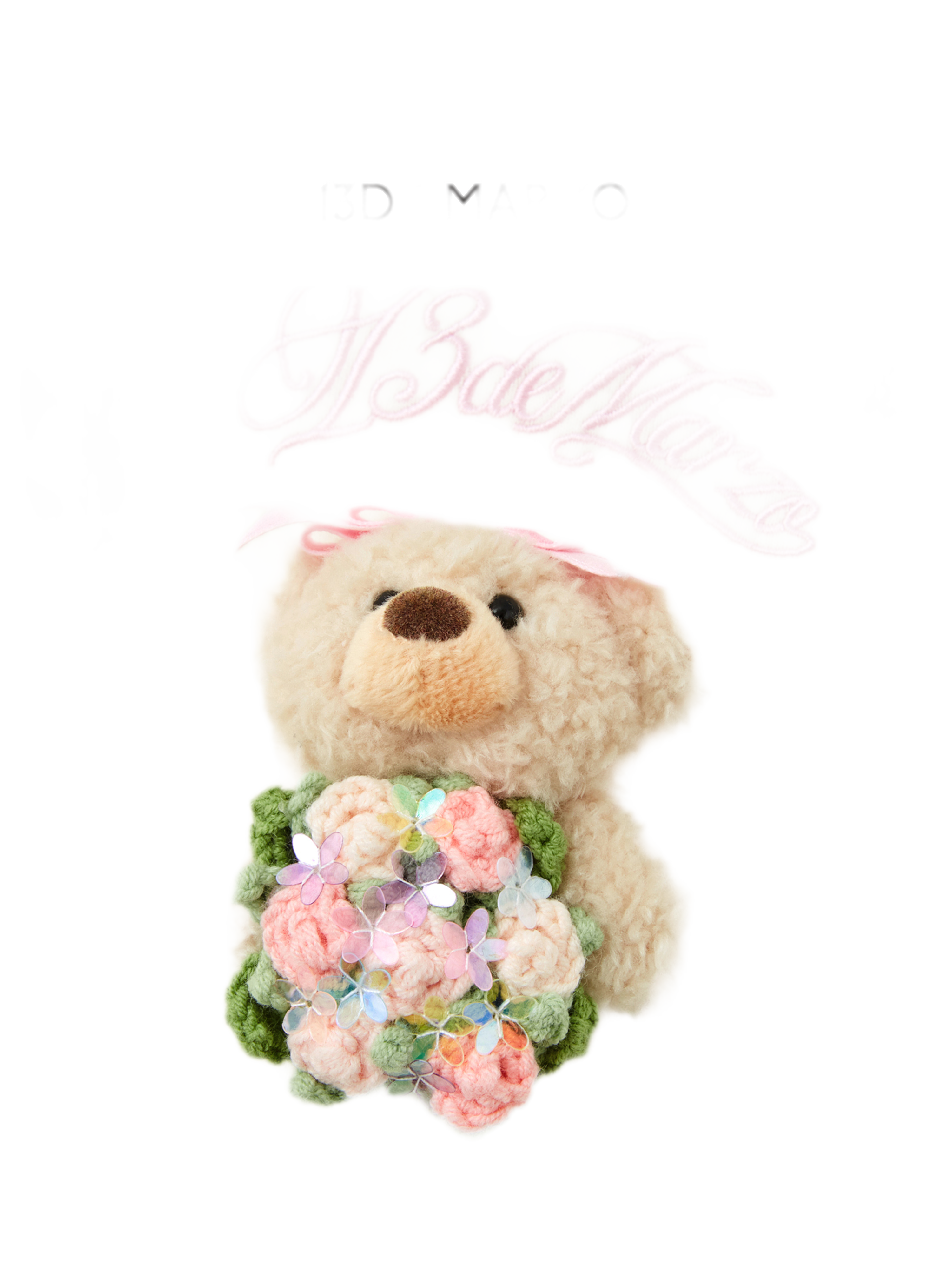 Bouquet Bear Print T-shirt