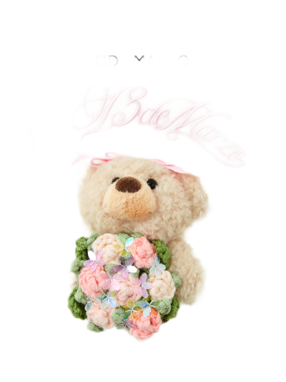 Bouquet Bear Print T-shirt