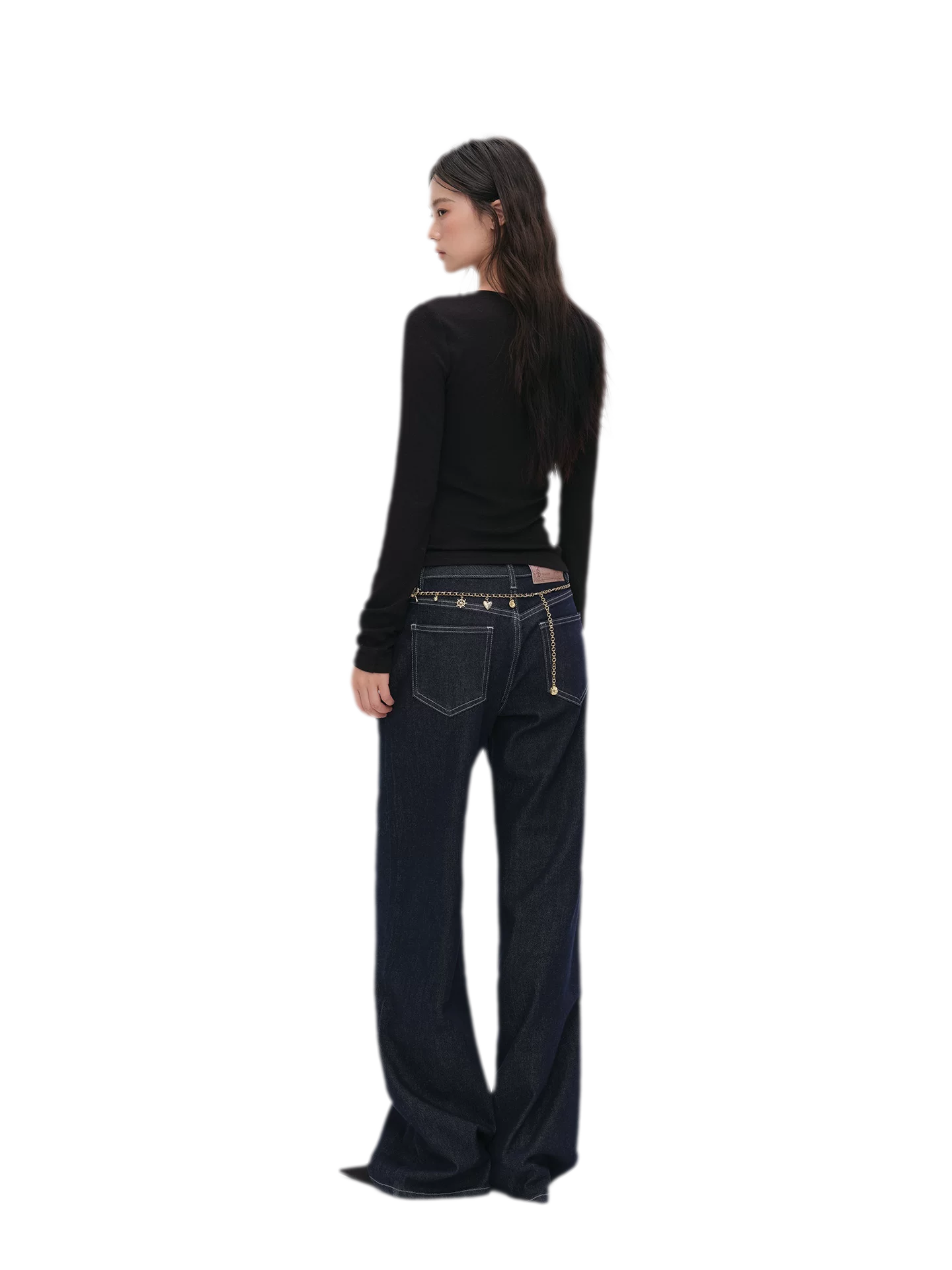 Lyocell Asymmetric Cutout Top