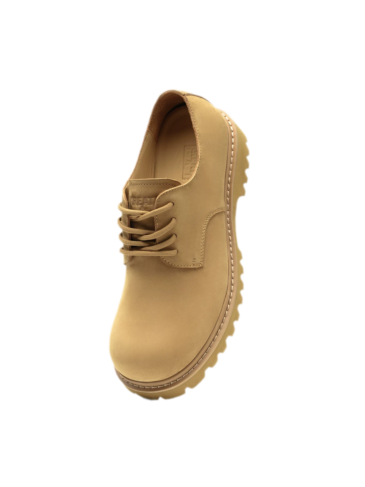 Suede Lug Sole Derby Shoes