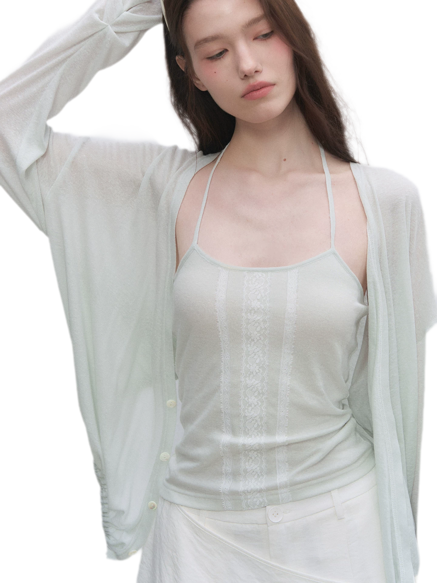 Lyocell Linen Lantern Sleeve Set