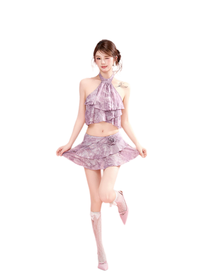 Ruffle Layer Swim Set