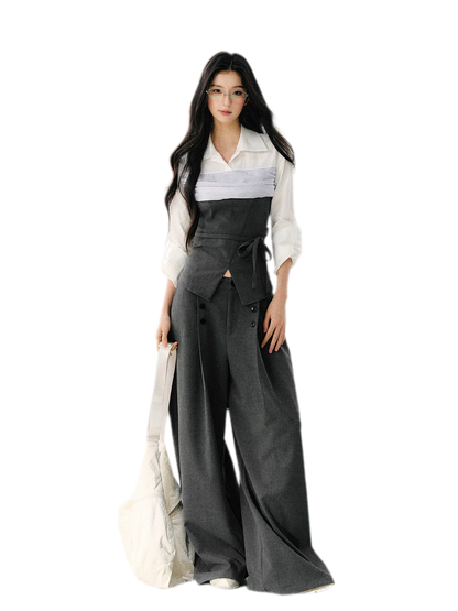 Layered Bustier Shirt