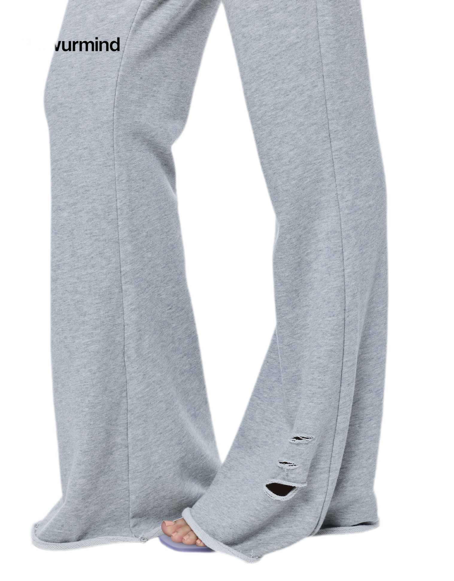 Distressed Flared Sweatpants