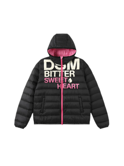 Lightweight Ribbed Quilted Down Jacket